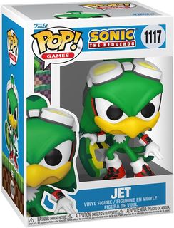 FUNKO POP SONIC THE HEDGEHOG - POP FUNKO VINYL FIGURE 1117 JET THE HAWK W/BOARD…