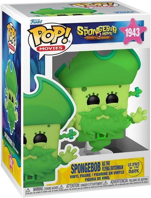 FUNKO POP SPONGEBOB - VINYL FIGURE 1943 SPONGEBOB AS THE FLYING DUTCHMAN 9CM (G…