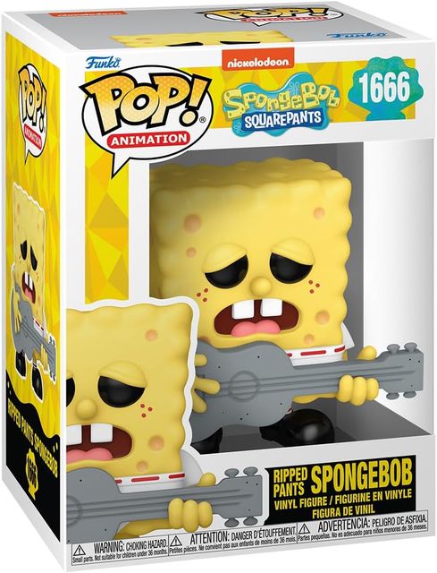 FUNKO POP SPONGEBOB: 25TH ANNIVERSARY - VINYL FIGURE 1666 SPONGEBOB RIPPED PANT…