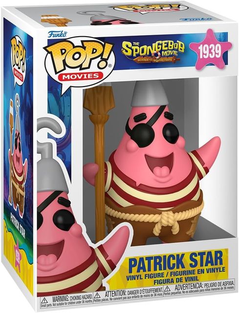 FUNKO POP SPONGEBOB:MOVIE - VINYL FIGURE 1939 PATRIK STAR 9CM