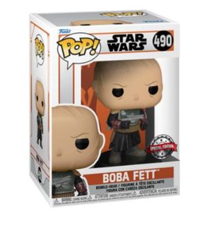 FUNKO POP STAR WARS - THE MANDALORIAN - VINYL FIGURE 490 BOBA FEET 9CM*