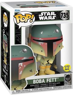 FUNKO POP STAR WARS - VINYL FIGURE 735 BOBA FETT (GW) 9CM