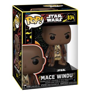 FUNKO POP STAR WARS - VINYL FIGURE 834 MACE WINDU (RETRO) 9CM