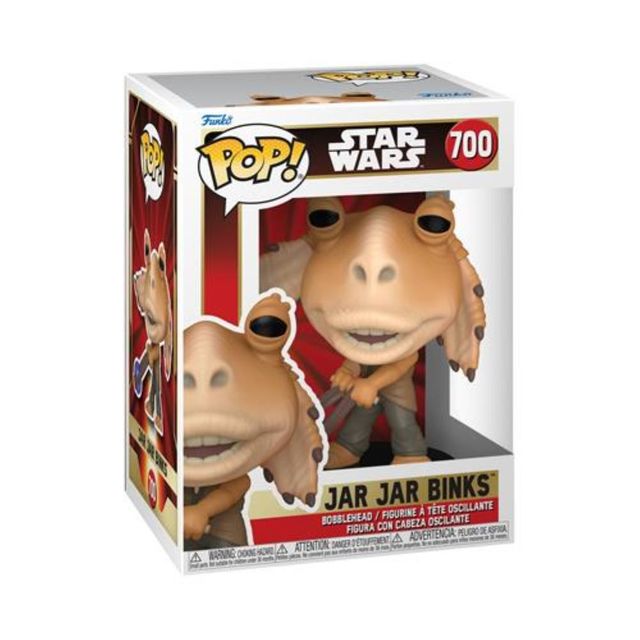 FUNKO POP STAR WARS: THE PHANTOM MENACE - VINYL FIGURE 700 JAR JAR BINKS W/BOOM…
