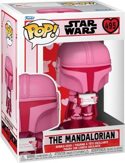 FUNKO POP STAR WARS: VALENTINES - VINYL FIGURE 495 THE MANDALORIAN 9CM