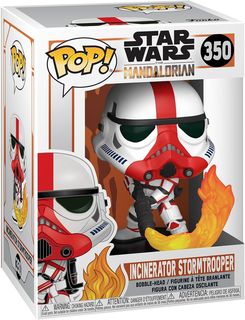 FUNKO POP STAR WARS:THE MANDALORIAN - VINYL FIGURE 350 INCINERATOR STORMTROOPER…