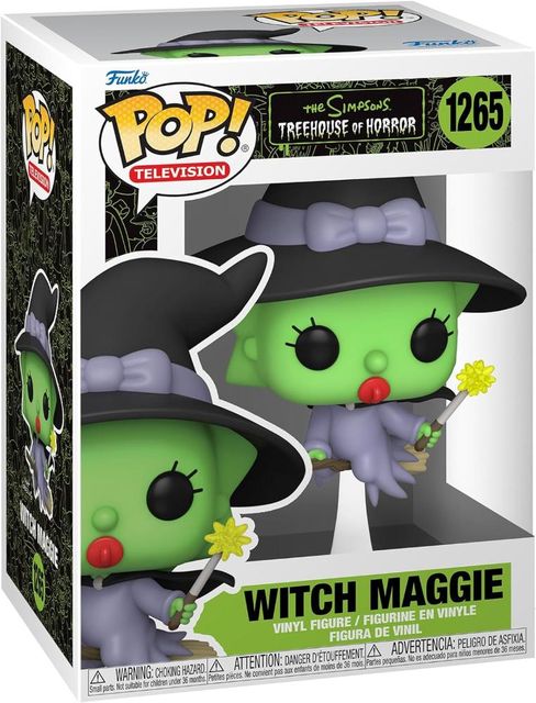 FUNKO POP THE SIMPSONS: TREEHOUSE OF HORROR - VINYL FIGURE 1265 WITCH MAGGIE 9C…