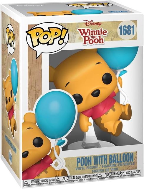 FUNKO POP WINNIE THE POOH S4 - VINYL FIGURE 1681 POOH WITH BALLOON 9CM