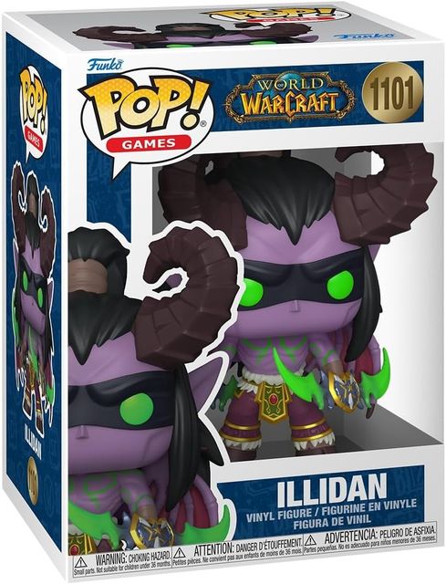 FUNKO POP WORLD OF WARCRAFT - VINYL FIGURE 1101 ILLIDAN 9CM COC