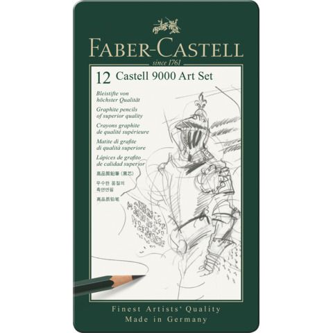 Faber-Castell CASTELL 9000 - Matita - assortito (pacchetto di 12)