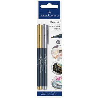 Faber-Castell Metallics - Marcatore - heart of gold, nothing else metals - inch…