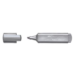 Faber-Castell TEXTLINER 46 Metallic - Evidenziatore - shiny silver - inchiostro…