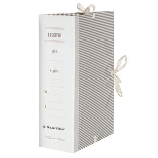 Faldone - lacci incollati - tela - 35 x 25 cm - dorso 18 cm - Starline