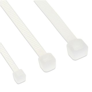 Fascette Fermacavi 100x2,5mm Kit 100 Pz - Bianco
