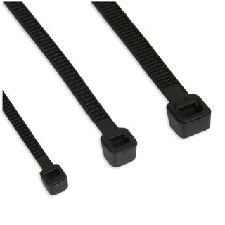 Fascette Fermacavi 250mm Kit 100 Pz - Nero