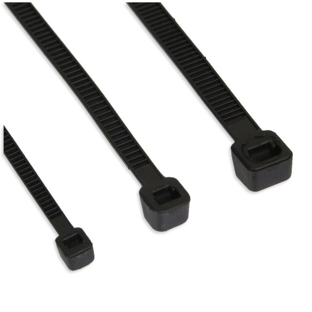 Fascette Fermacavi 250mm Kit 100 Pz - Nero