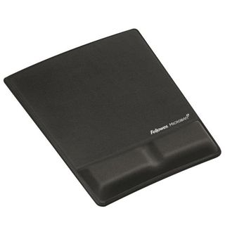 Fellowes Wrist Support - Tappetino per mouse con poggiapolso - nero