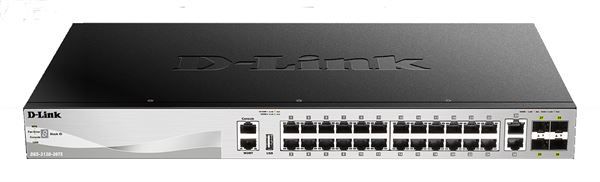 D-Link DGS 3130-30PS - Switch - L3 Lite - gestito - 24 x 10/100/1000 (PoE) + 2 …