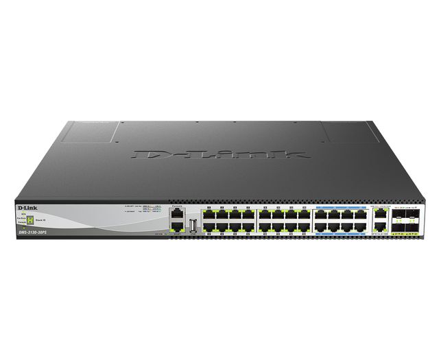 D-Link DMS 3130-30PS - Switch - multi-gigabit - L3 - gestito - 16 x 100/1000/2.…