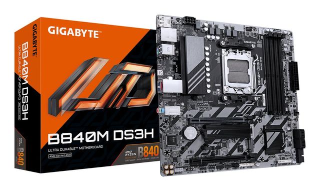 GIGABYTE B840M DS3H scheda madre AMD B840 Socket AM5 micro ATX