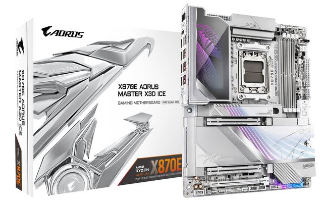 GIGABYTE X870E A MASTER X ICE