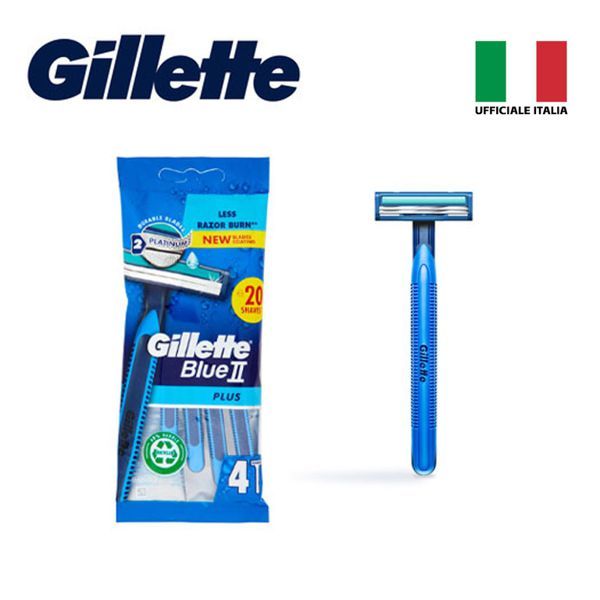 GILLETTE BLUE II PLUS BUSTA 4PZ BL1 1PZ=(1PZ)