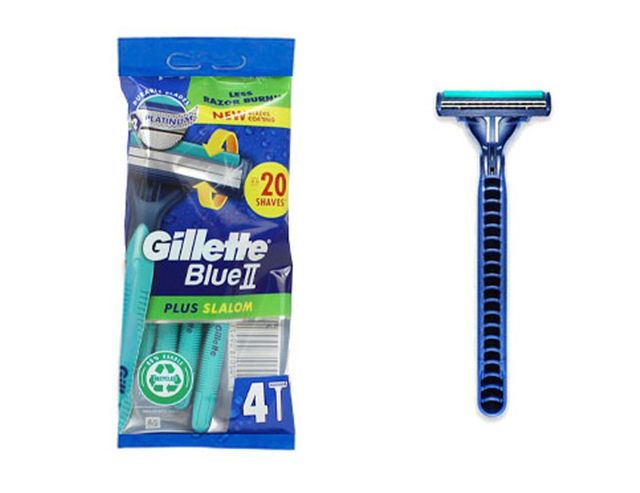GILLETTE BLUE II PLUS SLALOM BUSTA 4PZ BL1 1PZ=(1PZ)