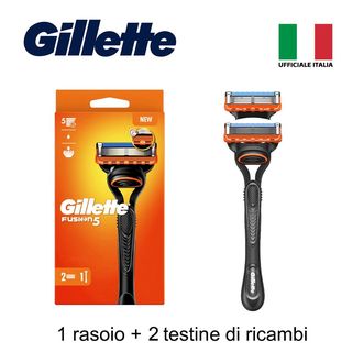 GILLETTE FUSION5 MANUAL 1 RASOIO+2 RICAMBI BL1 1PZ=(1PZ)