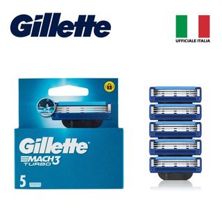 GILLETTE MACH3 TURBO RICAMBI X5 1PZ=(1PZ)
