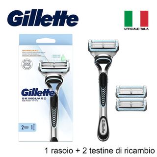 GILLETTE SKINGUARD SENSITIVE FISSO 1 RASOIO+2RICAMBI BL1 1PZ=(1PZ)