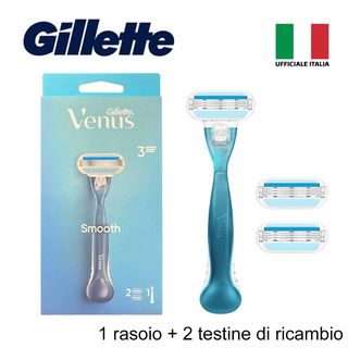 GILLETTE VENUS SMOOTH 1 RASOIO+2RICAMBI BL1 1PZ=(1PZ)
