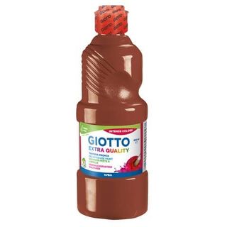 GIOTTO TEMPERA PRONTA FLACONE DA 500 ML MARRONE
