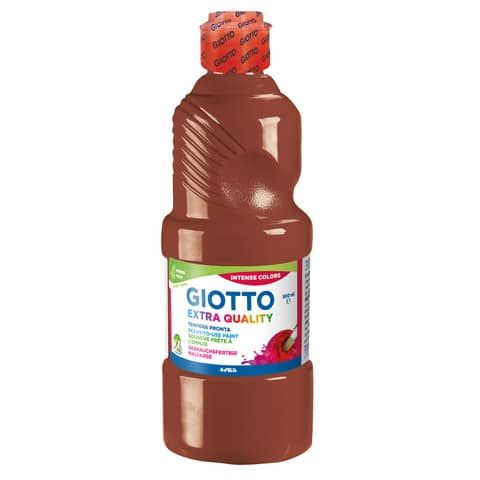 GIOTTO TEMPERA PRONTA FLACONE DA 500 ML MARRONE