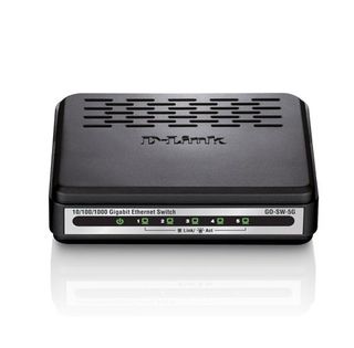 D-Link GO-SW-5G - Switch - unmanaged - 5 x 10/100/1000 - desktop