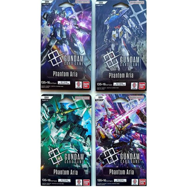 GUNDAM Blister PAPER SLEEVE Gundam Card Game Booster Phantom Aria  [GD-04]