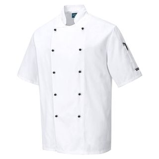 Giacca da cuoco Kent a maniche corte tg M bianco Portwest
