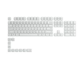 Glorious PC Gaming Race GPBT Keycaps - 114 Tasti in PBT, ANSI, Layout US, Arcti…