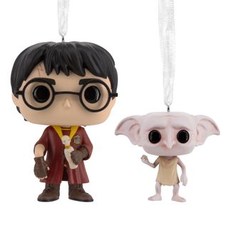 HALLMARK ORNAMENTS - FUNKO BUD HARRY POTTER & DOBBY