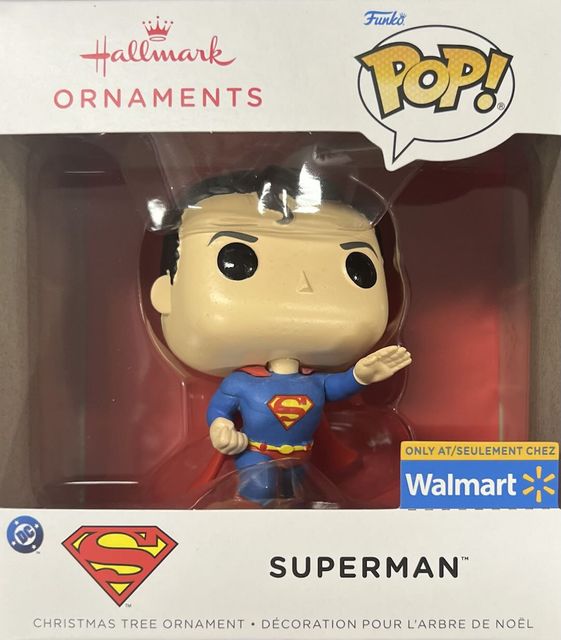 HALLMARK ORNAMENTS - FUNKO SUPERMAN FLYING