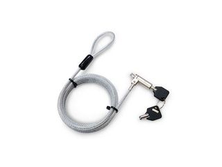 HAMLET XNBLOCK200KMS CAVO DI SICUREZZA 200 CM CON CHIAVE PER NOTEBOOK SLIM ATTA…
