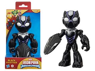 HASBRO - MARVEL IRON MAN AND FRIENDS FIGURA MEGA BLACK PANTHER