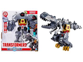 HASBRO - TRANSFORMERS CYBERWORLD GRIMLOCK DIVORA E COMBATTI G07485L0