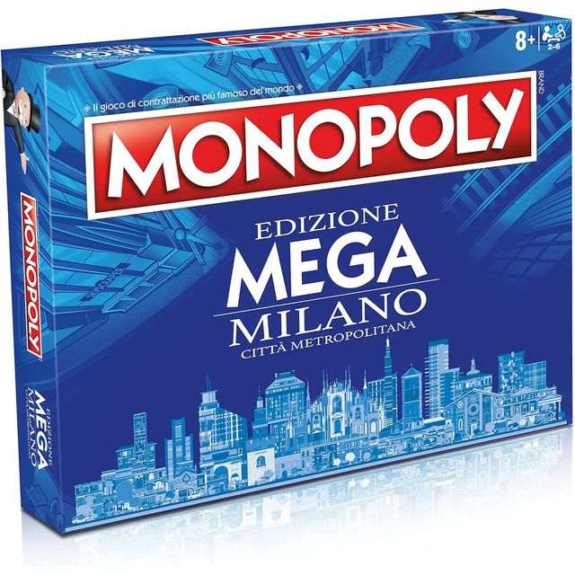 HASBRO MONOPOLY - EDIZIONE MEGA MILANO CITTA' METROPOLITANA WM03159-ITA-6