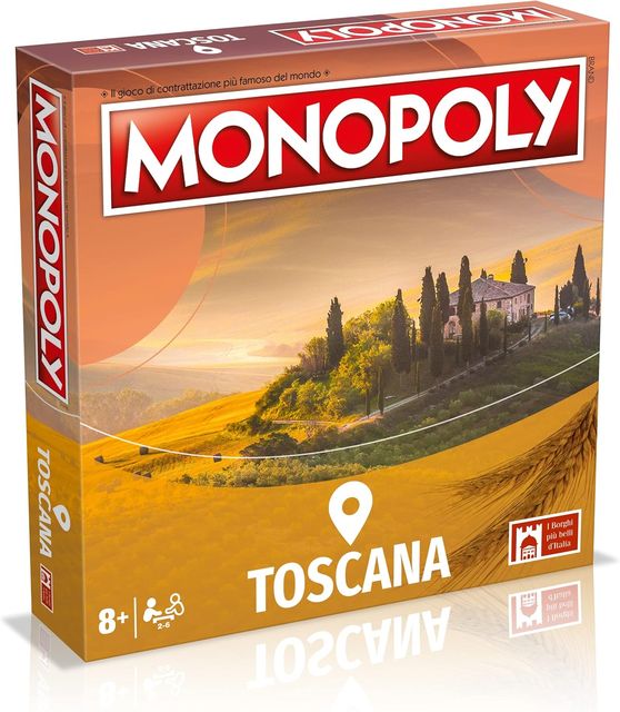 HASBRO MONOPOLY - I BORGHI PIÙ BELLI D'ITALIA - TOSCANA WM01998-ITA-6