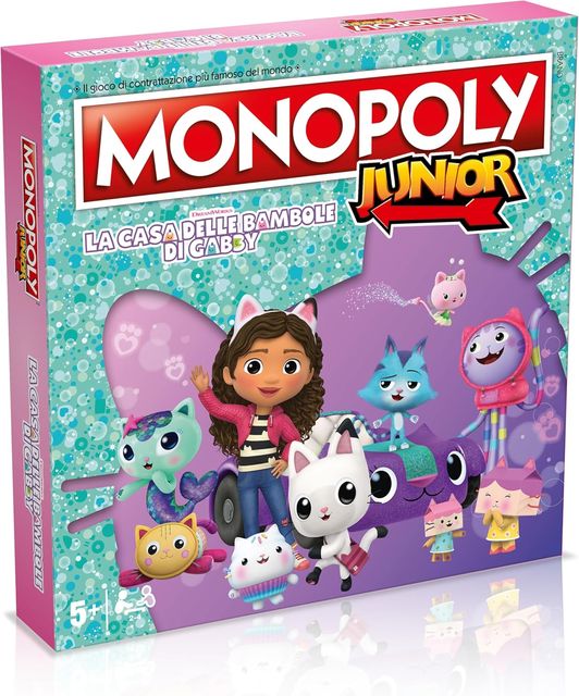 HASBRO MONOPOLY - JUNIOR - Gabby's Dollhouse Italian