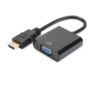 DIGITUS - Adattatore video / audio - HDMI maschio a HD-15 (VGA), mini-jack femm…