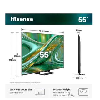 HISENSE 55 E89S MINI LED 4K UHD VIDAA 144HZ