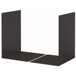 DURABLE L - Fermalibro - carico pesante - acciaio - nero (pacchetto di 2)