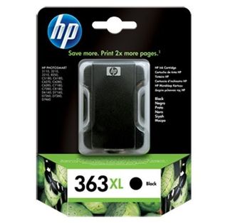HP 363 Large Black Ink Cartridge with Vivera Ink cartuccia d\'inchiostro Origin…