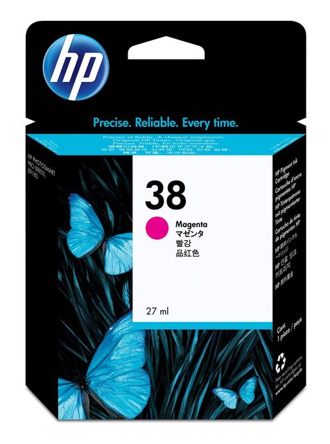 HP 38 cartuccia d\'inchiostro 1 pz Originale Resa standard Magenta